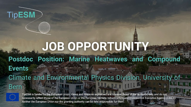 Postdoc Position in Marine Heatwaves and Compound Events at the University of&nbsp;Bern