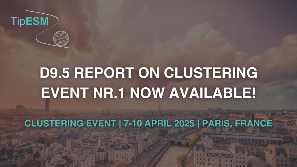 Resources and report on Clustering Event Nr. 1 (D9.5) now available!