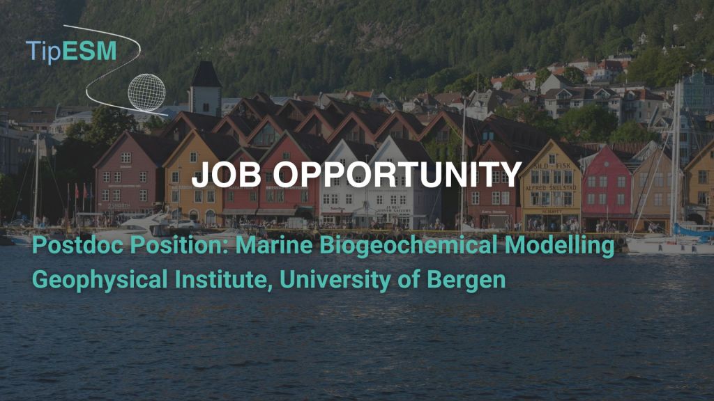 Postdoc Opportunity at the University of Bergen, Marine Biogeochemical Predictions and Projects