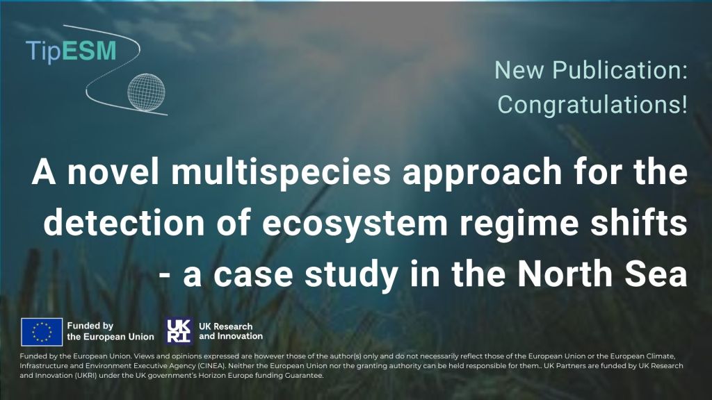 New Publication: A novel multispecies approach for the detection of regime shifts in a plankton community – a case study in the North&nbsp;Sea