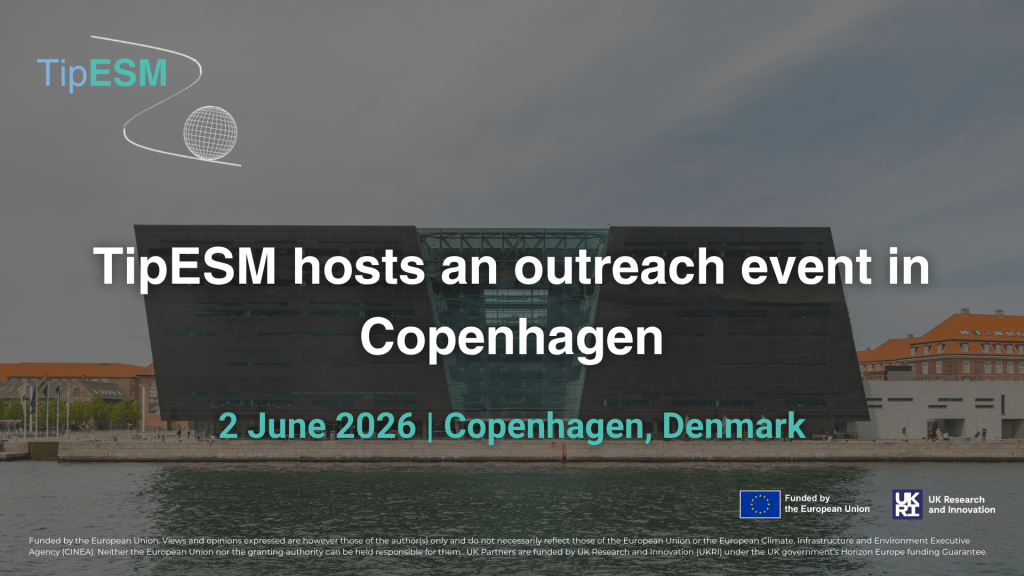 Outreach event hosted by TipESM in Copenhagen